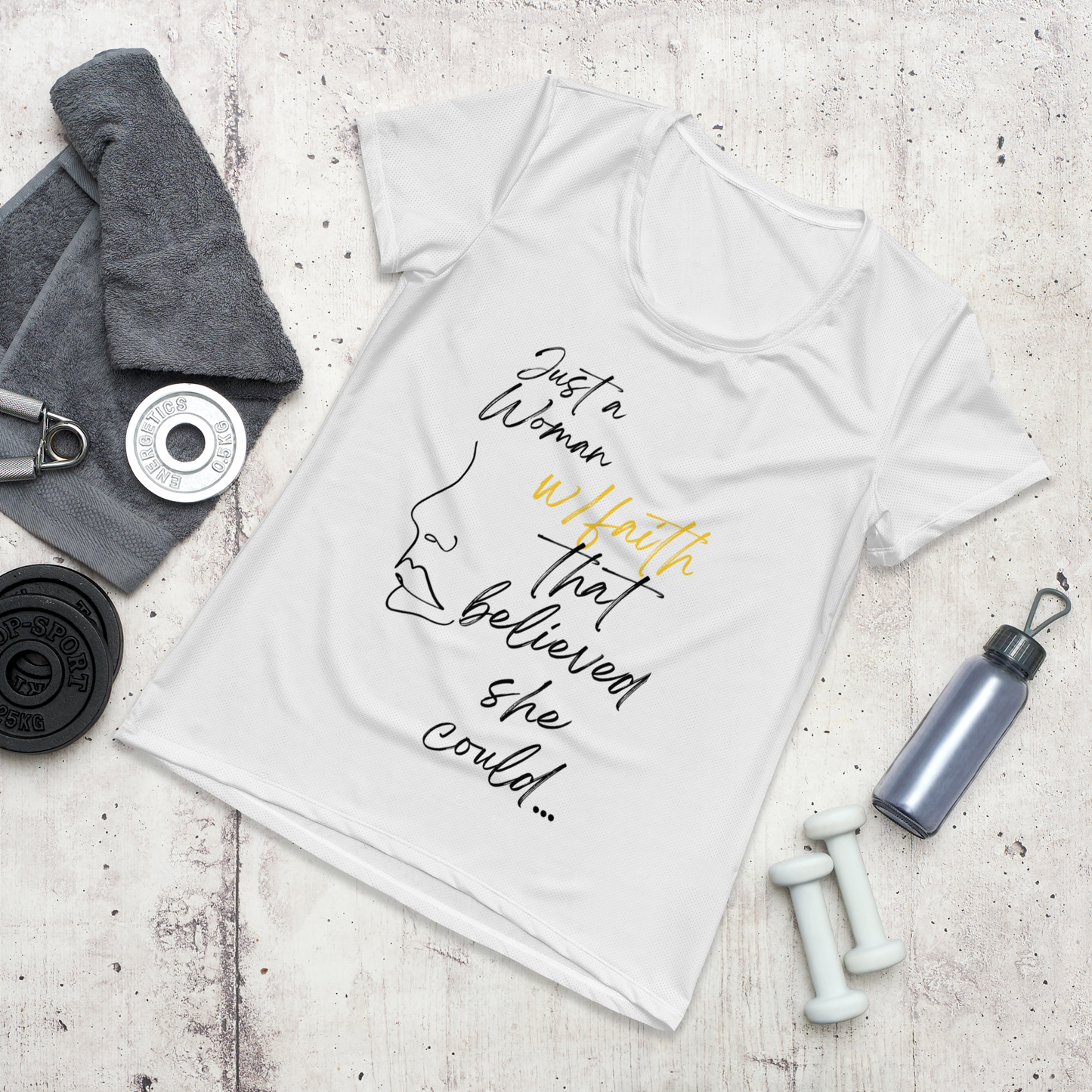 All-Over Print Women's Athletic T-shirt